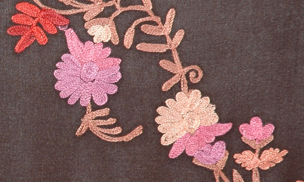 Zambezi Floral Embroidered Shawl