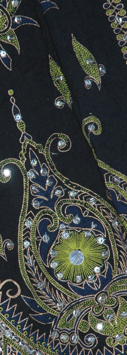 Sycamore Black Sequin Long Skirt