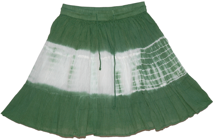 Axolotl Green Summer Short Skirt