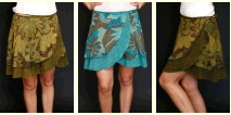 Summer Short Wrap Around Skirts