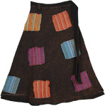 Azure Short Cotton Summer Skirt