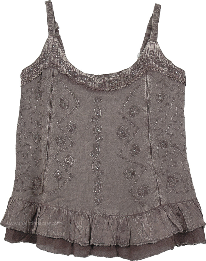 Dusty Gray Medieval Tank Top