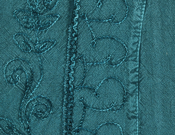 Boho Turquoise Vintage Soft Crop Top