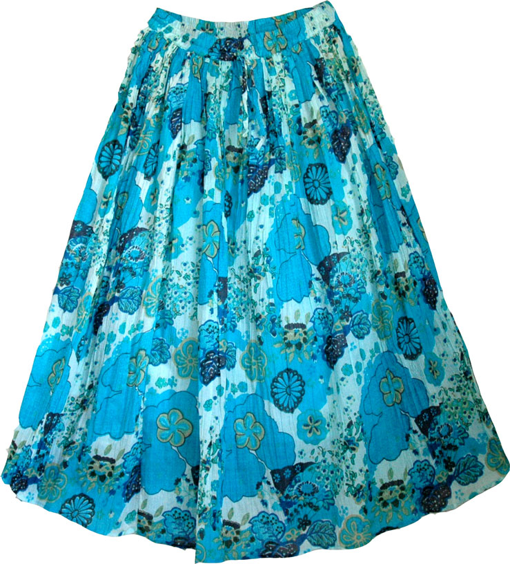 Pacific Blue Summer Skirt