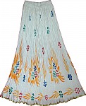 White Summer Womens Skirt 