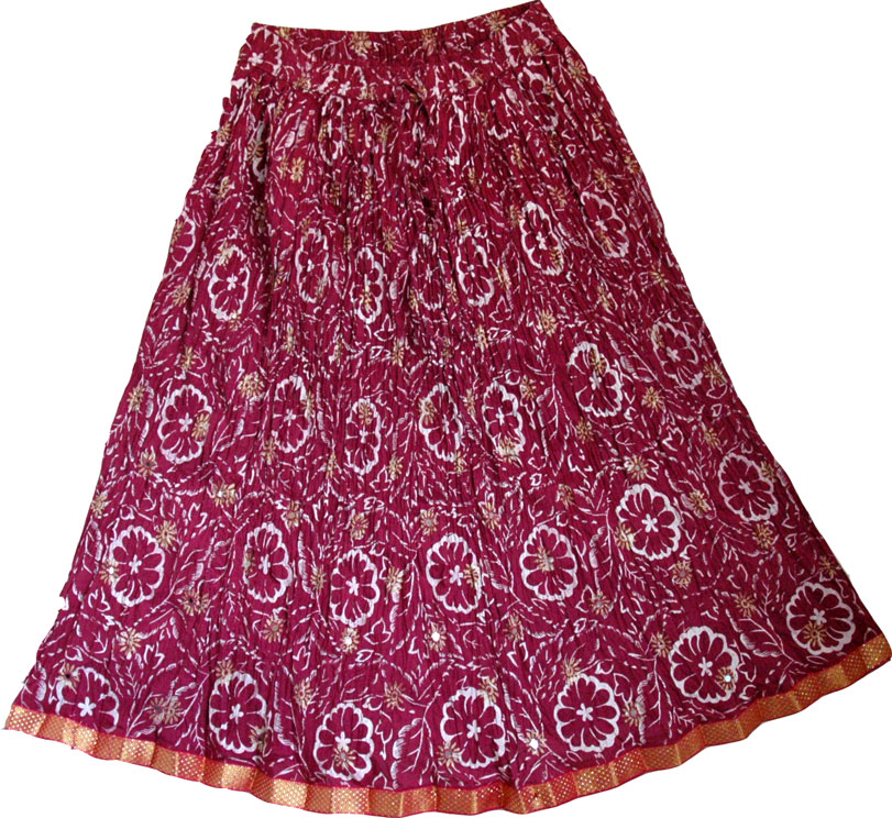 Night Shadz Short Womens Skirt, Night Shadz Cotton Summer Short Skirt