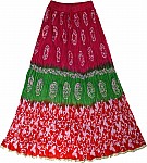 Batik Print  Cotton Skirt