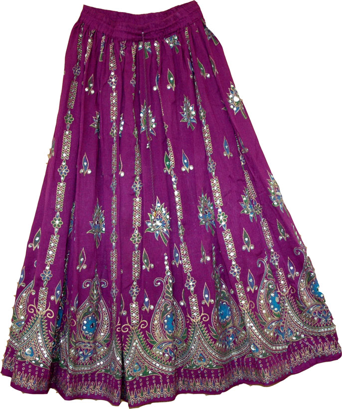 Wedding princess festive long skirt, Bossanova Brazilian Sequin Skirt 