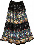 Gypsy Black Long Skirt 