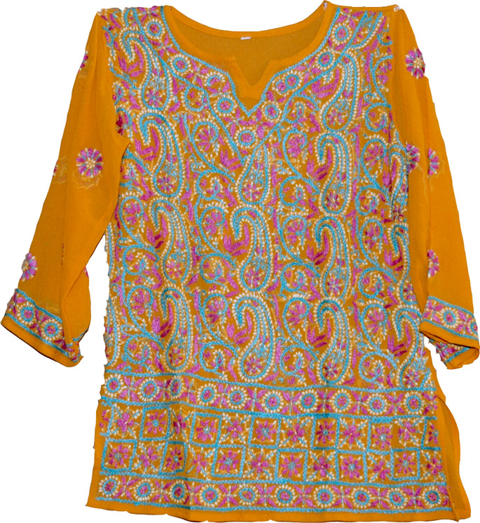 Womens Tunic Shirt in Curry, Curry Ladies Tunic Top