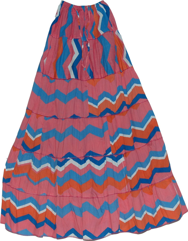 Bohemian Tall Long Skirt, Cadillac Long Peasant Skirt