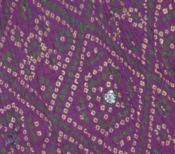 Eggplant Ethnic Short Skirt