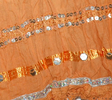 Raw Sienna Sequin Skirt