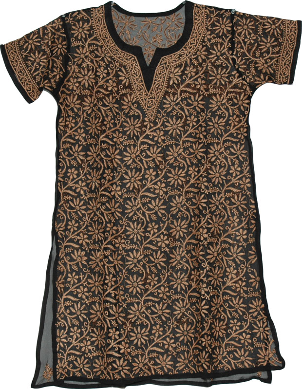 Tunic shirt for women with hand embroidery, Embroidered Tunic Top Summer Shirt