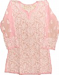 Womens Tunic Shirt in Pink [2172]