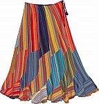 Fiesta Flowy Cotton Skirt