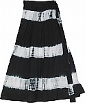 Black Tie Dye Skirt
