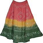 Ethnic indian tie dye skirt summer long skirt [696]