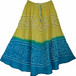 Dancing indian tie dye long skirt summer long skirt. [827]