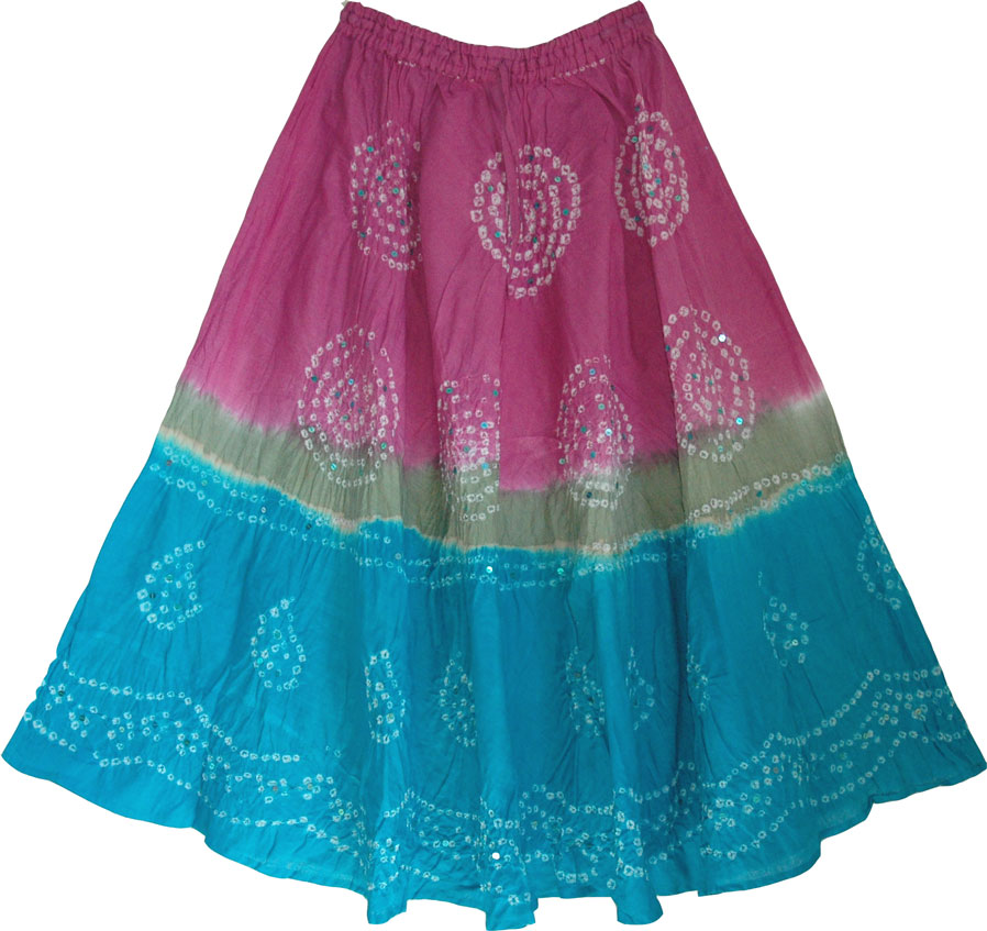 Tie dye indian summer long skirt  sequins, Night Shadz Sequin Long Skirt