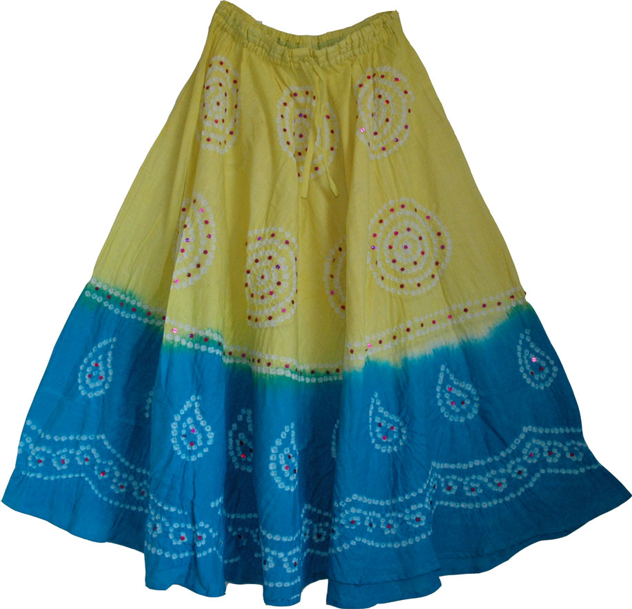 Dancing indian tie dye long skirt summer long skirt., Tie Dye Long Summer Skirt
