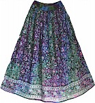 Indian lengha style skirt with sparkling multicolor sequins [913]