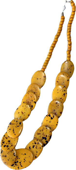 Deep yellow necklace, Fuel Yellow Summer Jewelry