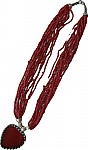 Bohemian red pendant jewelry [1423]