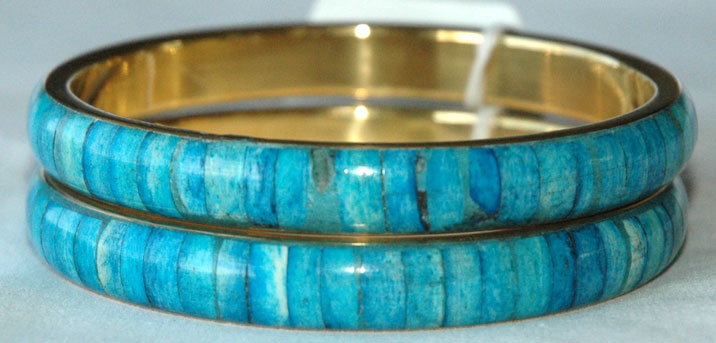 Turquoise Shell Bracelet, Turquoise Bangle Bracelet
