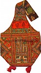 Cottage handbag purse with thread work [1507]