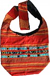 Pure Cotton Handbag Purse in Red [1528]