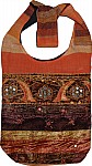 Ethnic handbag with mirrors [1585]