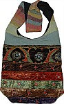 Ethnic mirrorwork velvet handbag [1586]