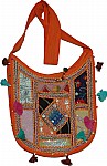 Orange Patchwork Handbag [1604]