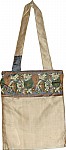 Shiny Golden Silk Party Bag