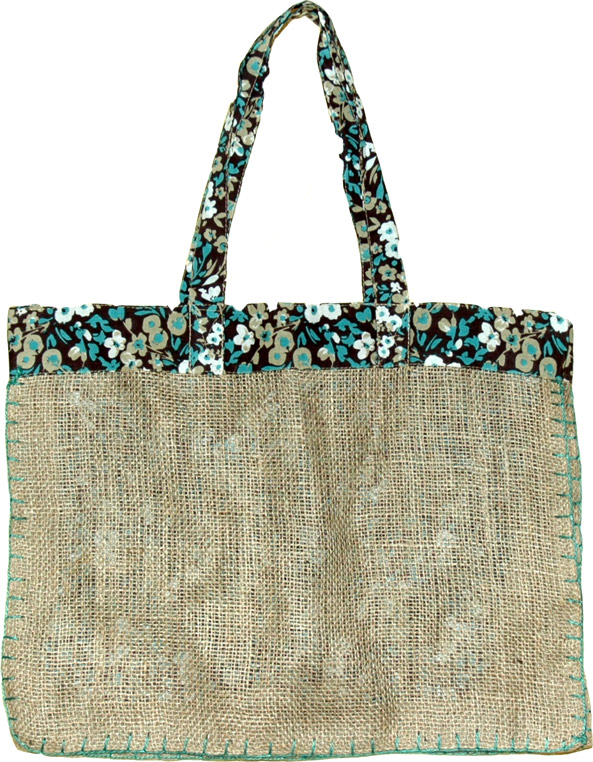 Reversible Jute Shopping Bag
