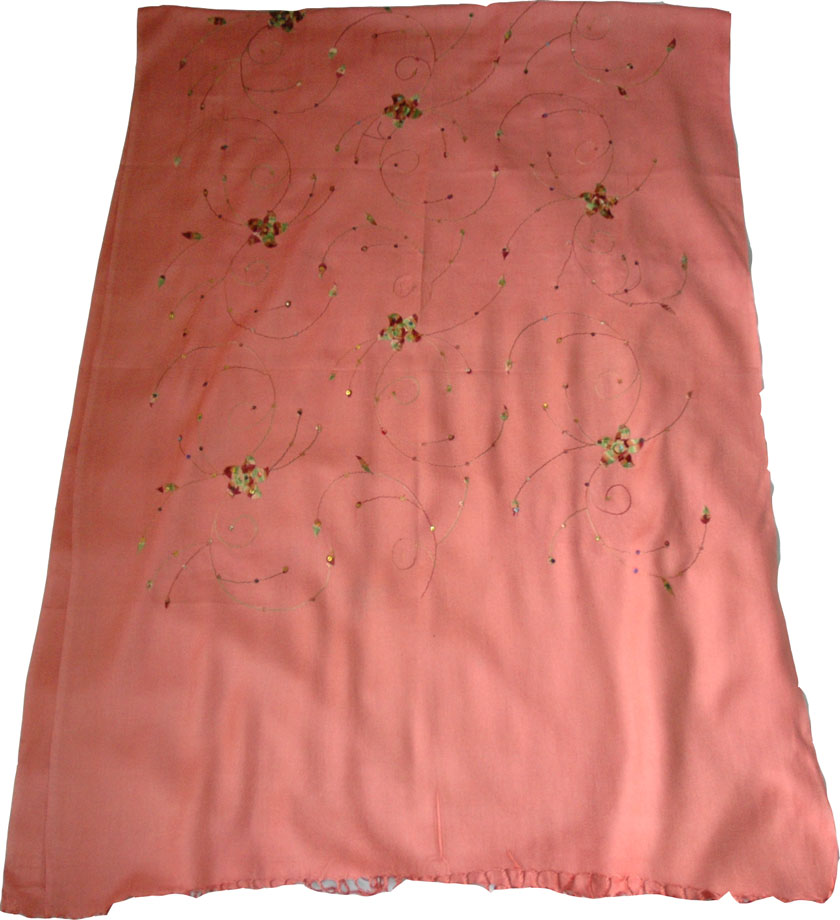 Sunglo Sequined Cotton Shawl, Sunglo Light Cotton Shawl