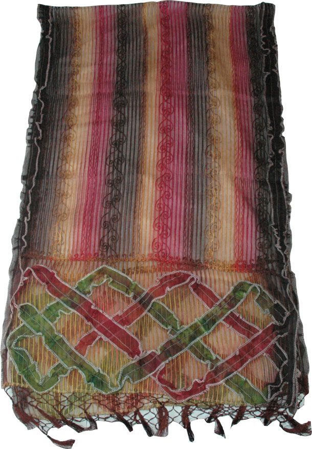 Funky Scarf Pattern, Fashion Scarf in Multi