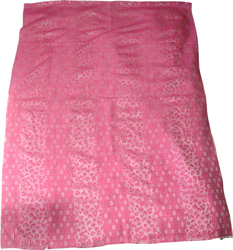 Fashion Printed Scarf Shawl, Pink Animal Print Scarf