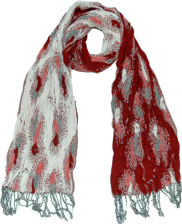 Mexican Red Fashion Scarf - Shop for bags, skirts, jewelry at The Little Bazaar