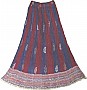 Crinkle long skirt