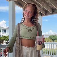 Pistachio Bohemian Cropped Long Sleeve Top