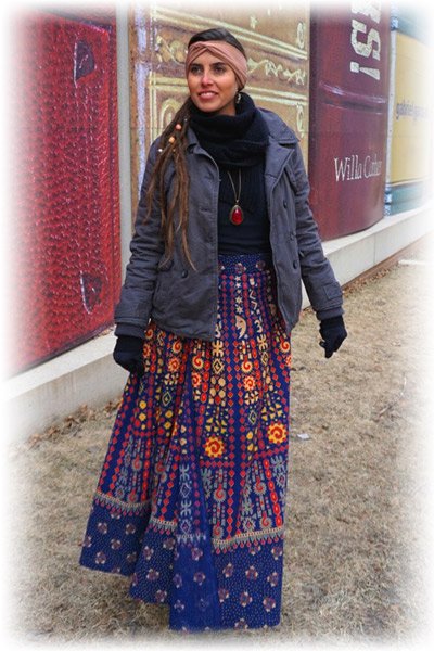 Patchwork Wrap Skirts