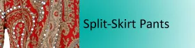 Palazzo Split Skirt Lounge Styles