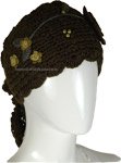 Earthy Blooms Boho Knit Headband