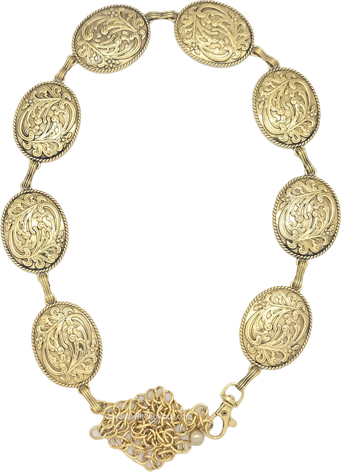 Golden Dune Medallion Statement Waistpiece