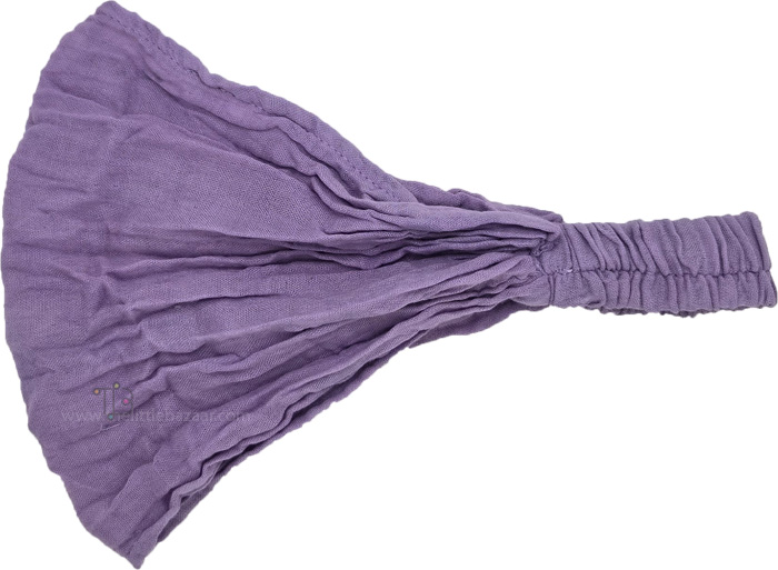 Amethyst Drift Wide Boho Head Band