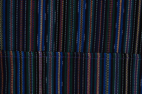 Midnight Blue Striped Mayan Artisan Kitchen Apron