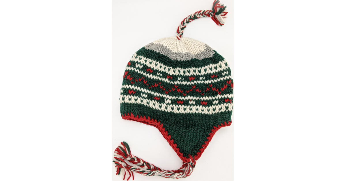 Sale:$14.99 Timber Green Woolen Hand Knitted Hat