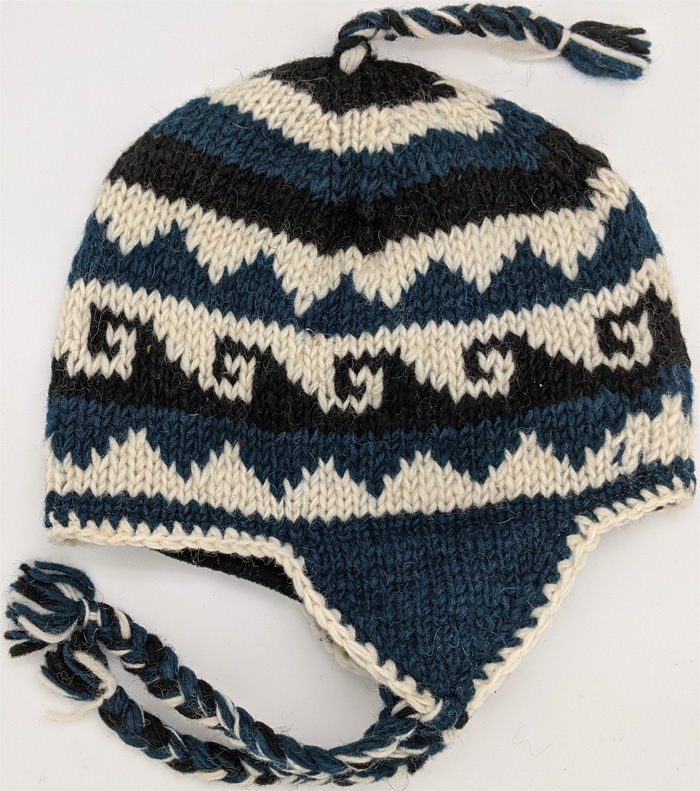 Bluewood Woolen Hand Knitted Hat | Accessories | Blue | Vacation, Fall ...